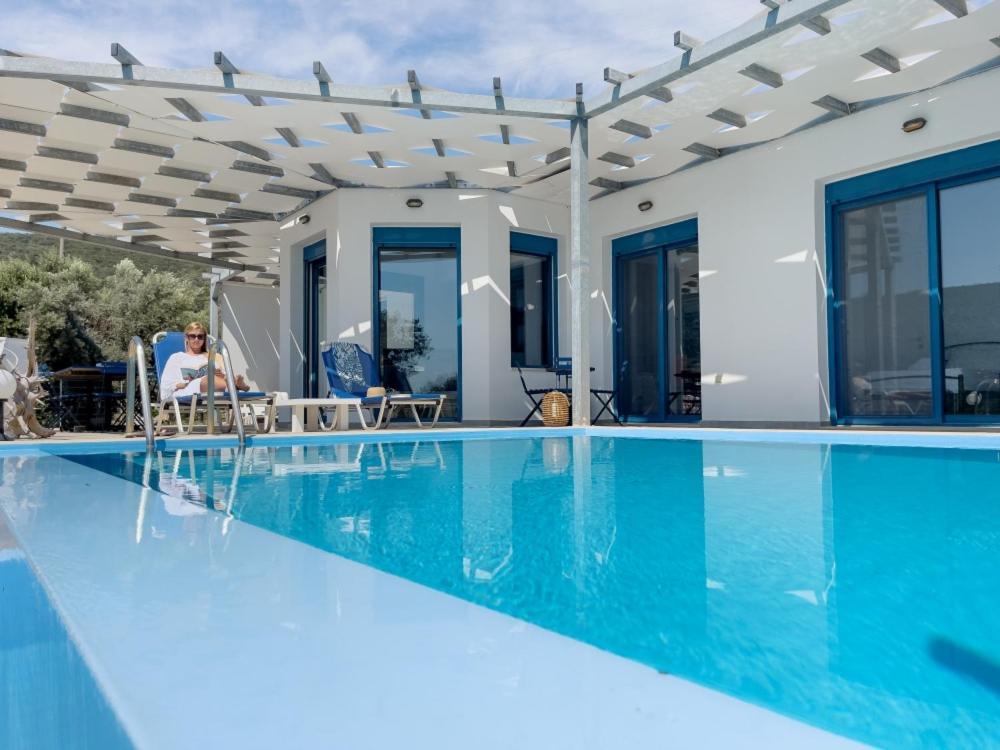 Zidanos Luxurious Sea Front Villa Marandokhórion Buitenkant foto