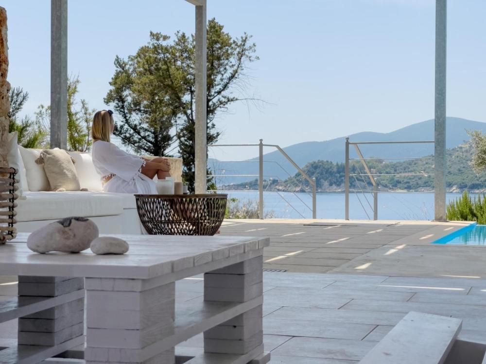 Zidanos Luxurious Sea Front Villa Marandokhórion Buitenkant foto
