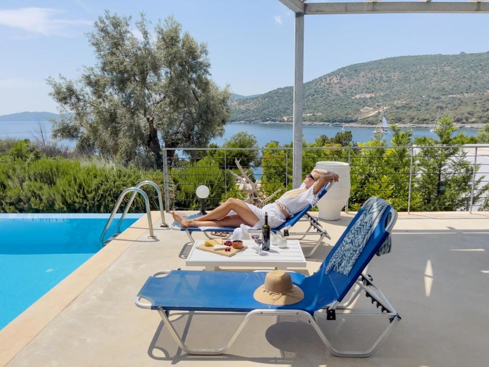 Zidanos Luxurious Sea Front Villa Marandokhórion Buitenkant foto