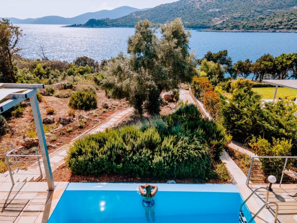 Zidanos Luxurious Sea Front Villa Marandokhórion Buitenkant foto