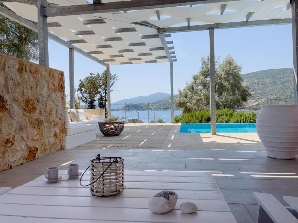 Zidanos Luxurious Sea Front Villa Marandokhórion Buitenkant foto