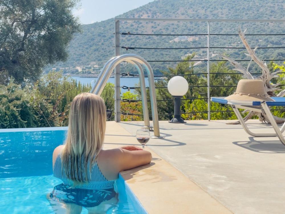 Zidanos Luxurious Sea Front Villa Marandokhórion Buitenkant foto