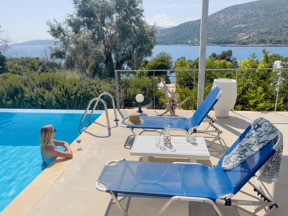 Zidanos Luxurious Sea Front Villa Marandokhórion Buitenkant foto