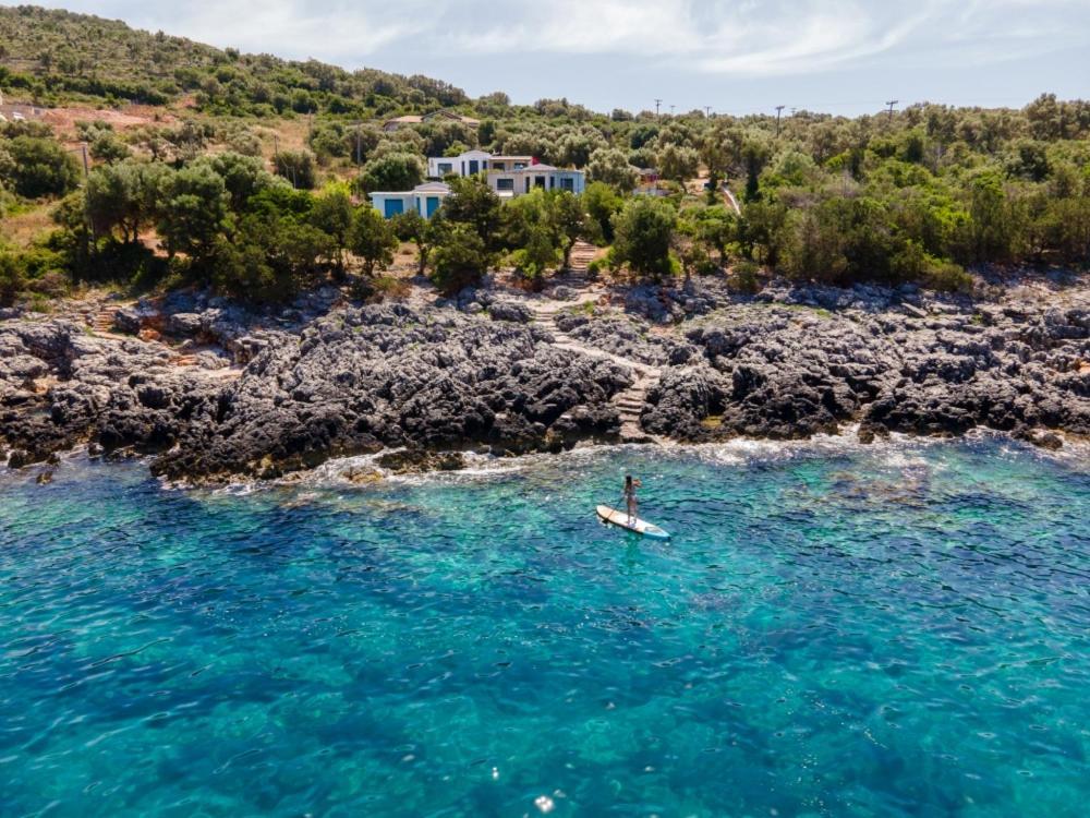 Zidanos Luxurious Sea Front Villa Marandokhórion Buitenkant foto