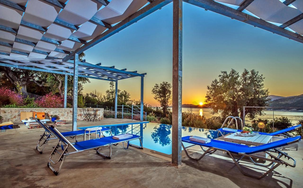 Zidanos Luxurious Sea Front Villa Marandokhórion Buitenkant foto